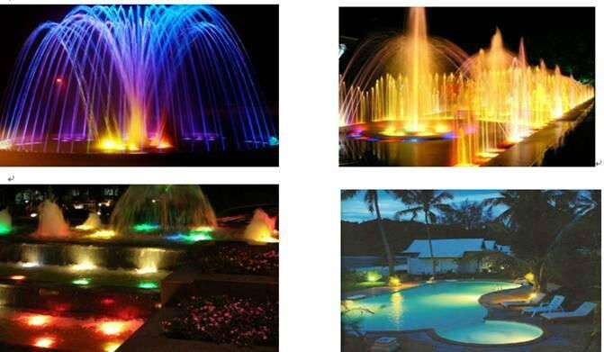 LED underwater lights 8W 5