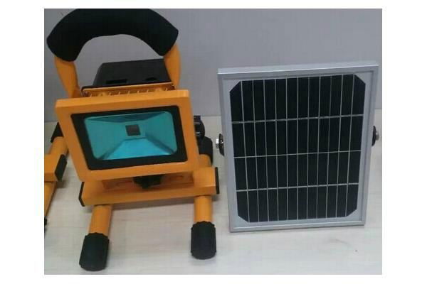 6W solar Rechargeable led flood light