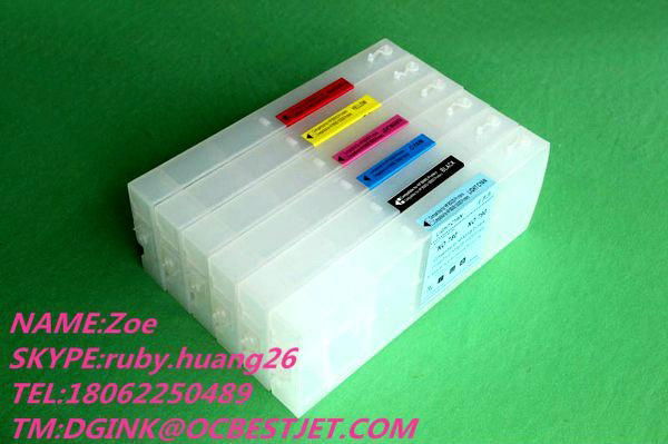 Suitable 6 colors refillable bulk ink cartridge for HP Designjet 9000S 10000S