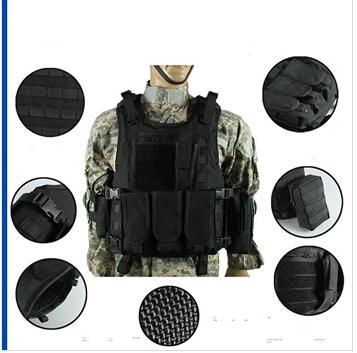 Black Tactical MOLLE VEST military equipment airsoft tactical vest  2