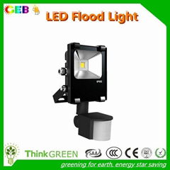 High Lumens PIR Motion Sensor Flood Light Waterproof CE RoHS