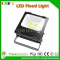 CE RoHS 100W LED Flood Light IP65 120lm/W Outdoor Wall Lamp