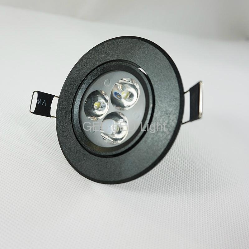 GEB® 3W  Recessed LED Ceiling Light  Dimmable CE ROHS 2