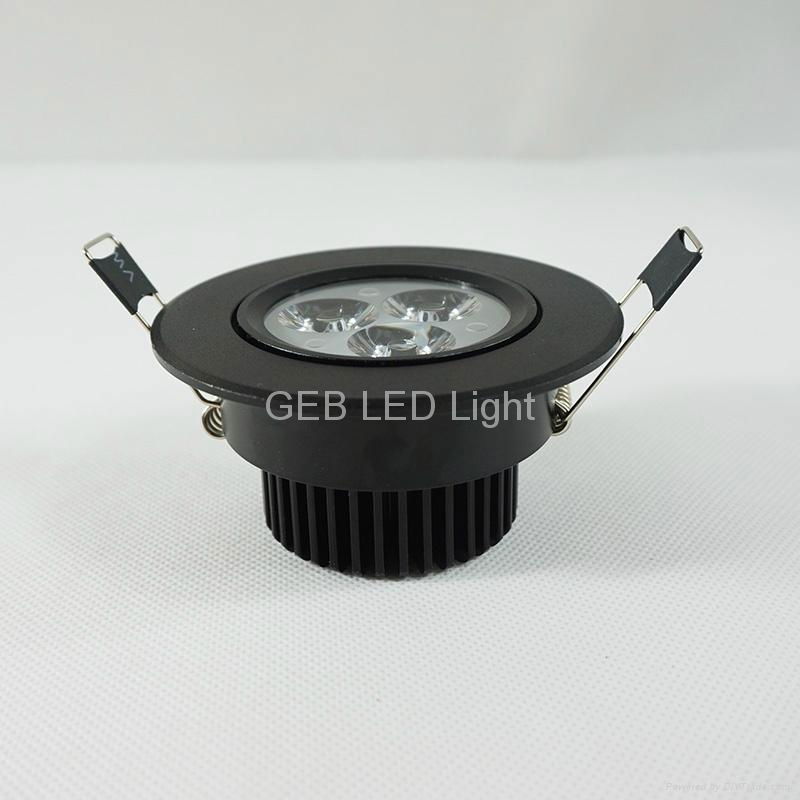 GEB® 3W  Recessed LED Ceiling Light  Dimmable CE ROHS 3