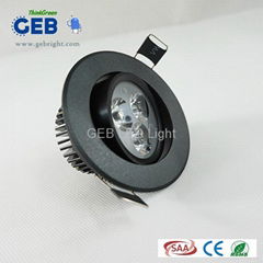 GEB® 3W  Recessed LED Ceiling Light  Dimmable CE ROHS