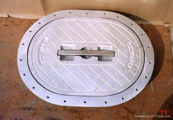 Marine Aluminium Sunk Watertight Hatch Cover 2