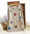 Fashion Women's Round Neck Printed T-Shirt Top Blouse 2