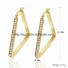 Stainless Steel Fashion Jewelry Earrings