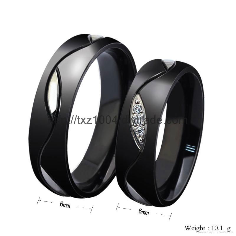 Stainless Steel couple rings 3