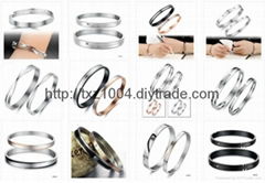 Stainless Steel couple bracelets