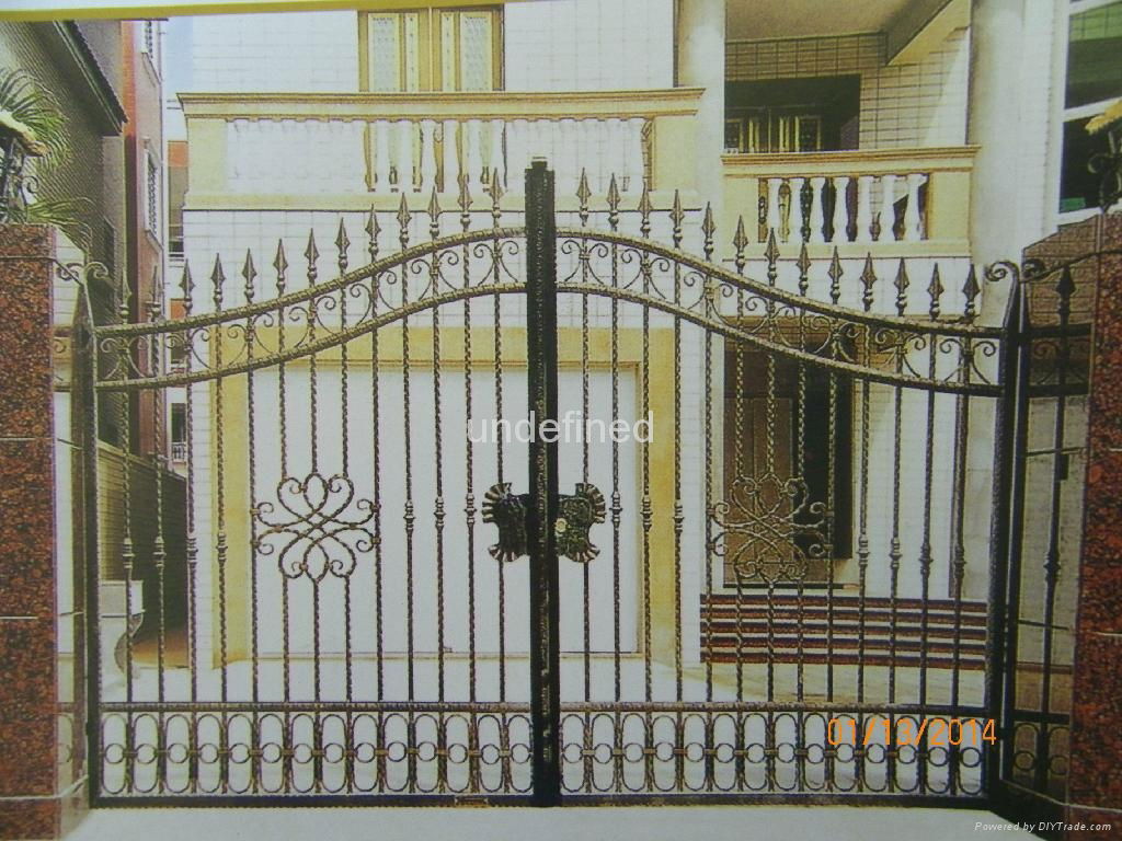 wrought iron handcrafted gates 5