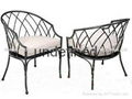 Wrought iron chair 2