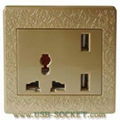 Multifunction USB Wall Socket 3