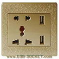 Multifunction USB Wall Socket 1