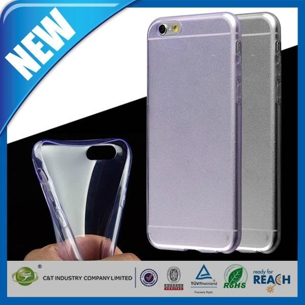 New Design 0.3mm ultra thin soft clear tpu case for iphone 6