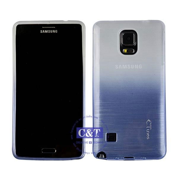 Mobile phone accessory soft gel back tpu slim case for galaxy note 4 3
