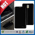 C&T black stand PU folio leather cover for galaxy note3 1