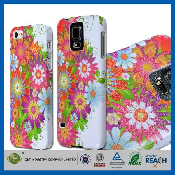 C&T New Hot Selling flower case for samsung s5