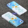 C&T wholesale smart flower style hard back pc phone case for iphone 6 3