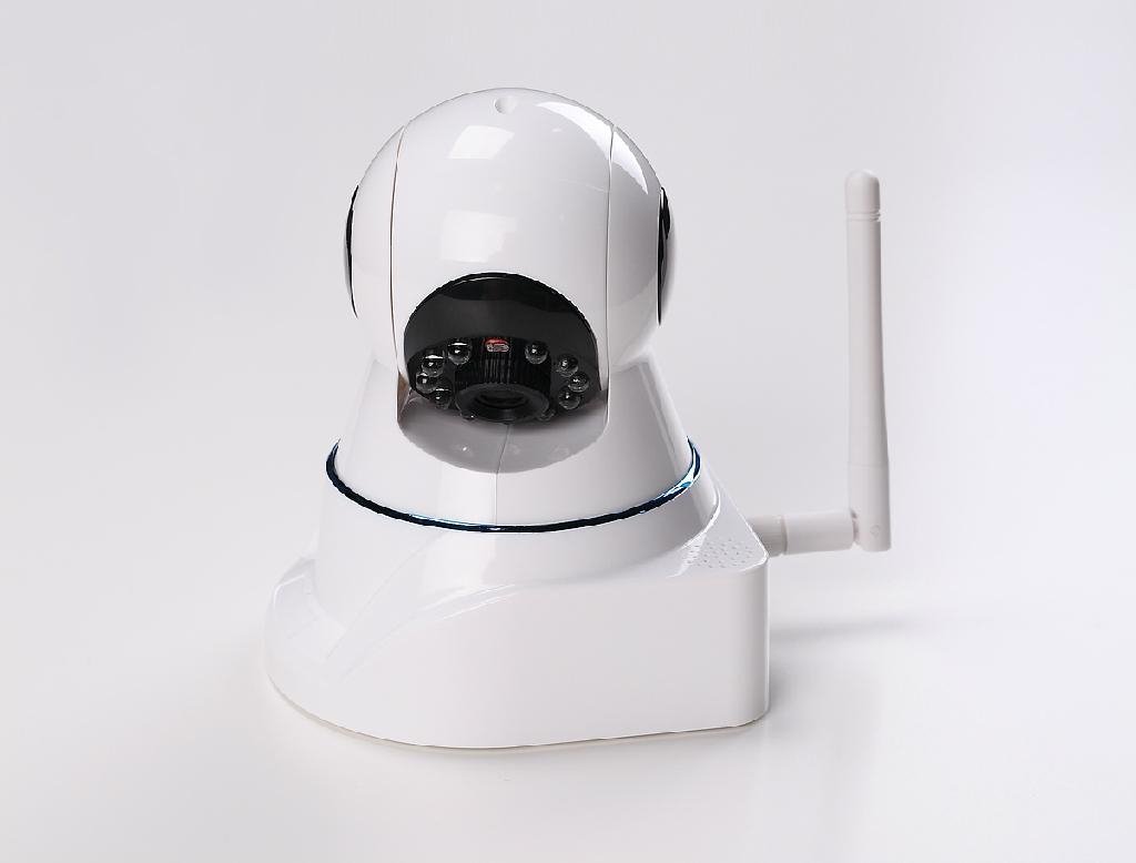 2014 hot sell HD h.264 p2pwireless indoor dome ip camera sd card 2