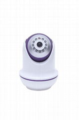 CMOS 300K Pixel Night Vision Dome TF Card storage IP Camera 