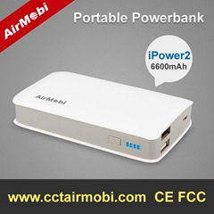 portable power bank 6600mAh