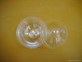 smart disposable plastic PET yogurt cup lids 1