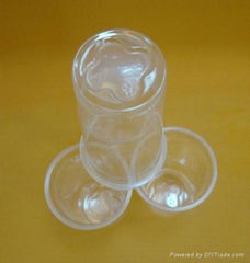 Clear food grade disposable blister cup