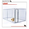 2014 new large outdoor galvanized chain lin dog kennel 2