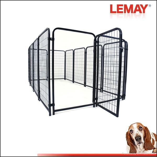 heavy -duty welded wire panel outdoor large cheap chain link dog kennels