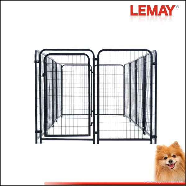 heavy -duty welded wire panel outdoor large cheap chain link dog kennels 3