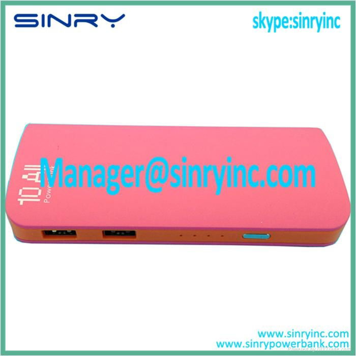 10400mAh Original Power Bank External Battery with Dual Output PB40 4