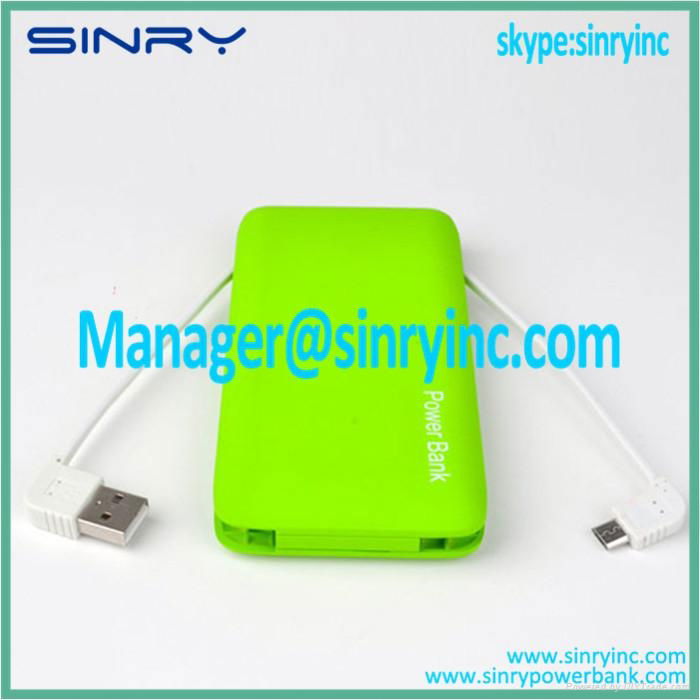 Li-polymer Battery 6500mAh USB Power Bank for Phone PB05 2