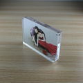 High-grade transparent acrylic magnet arc Angle of 7 inch frame 3