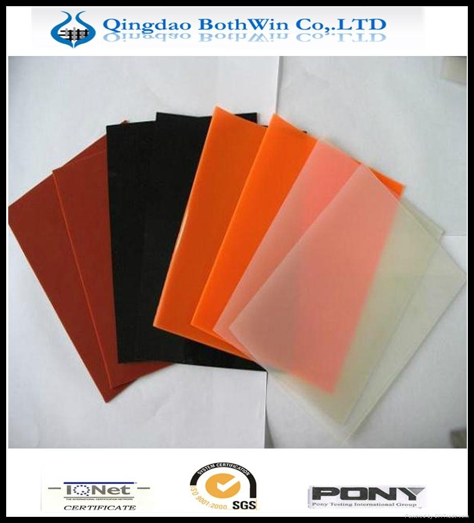  silicone rubber sheeting 