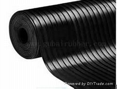 fine ribbed rubber sheet and mat