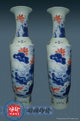 江西景德镇陶瓷大花瓶