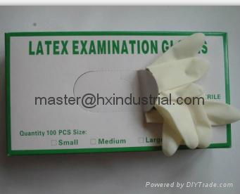 latex examination gloves 