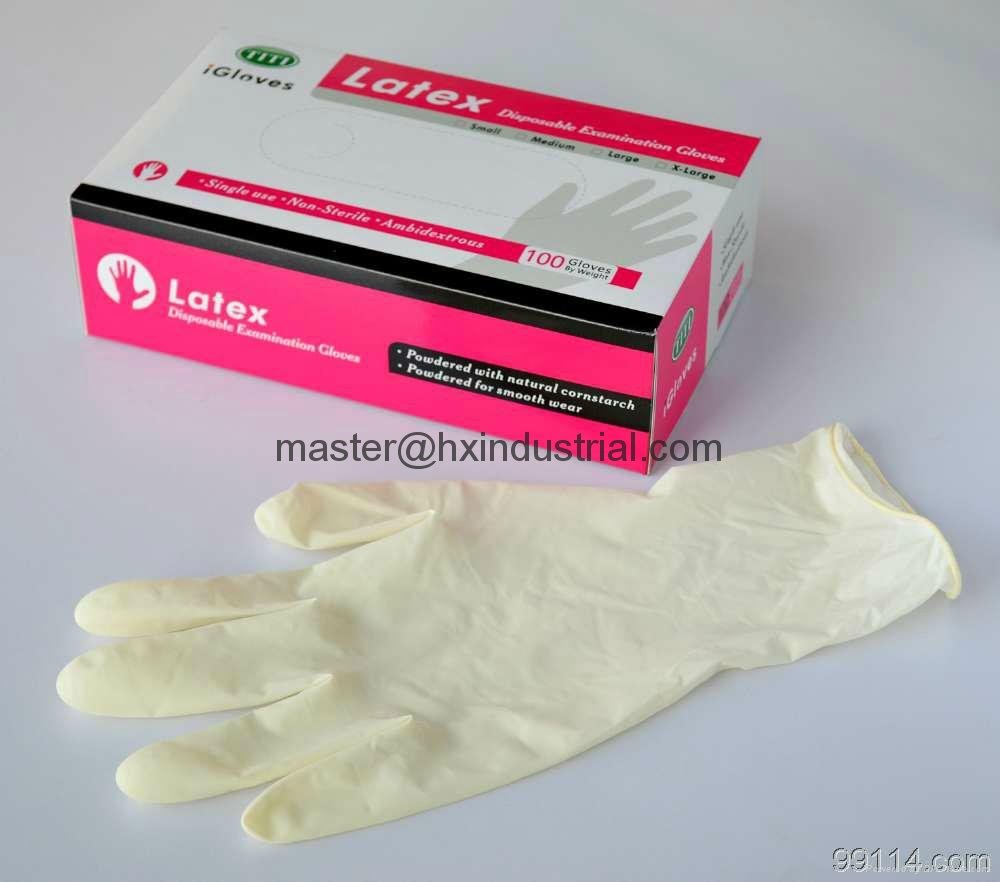 latex examination gloves  2