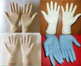 disposable latex exam gloves powder free 2
