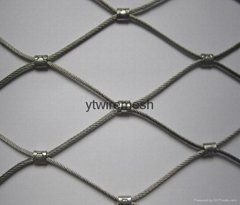 China Manufacturer of SS304 Rope Mesh,Steel Woven Mesh