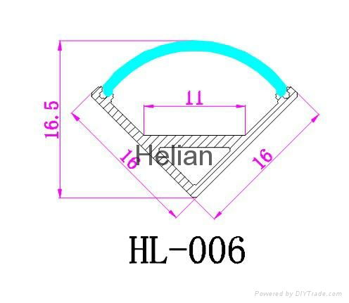 LED aluminum profile 006 5