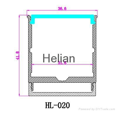 LED aluminum profile 020 3