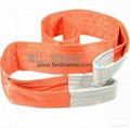 Four Ply Eye & Eye Flat Webbing Sling