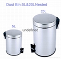 Stainless steel Pedal Bin 1