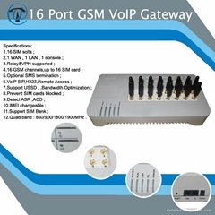 16 port voip gateway