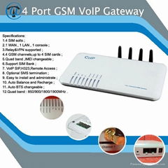 asterisk voip gsm gateway 4 port