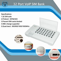 gsm sim bank 32 port