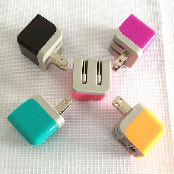 Folding plug USB Wall Charger USA 1A for iPhone and mobile phones 2