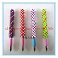 silicone rubber spike rainbow ball point pen